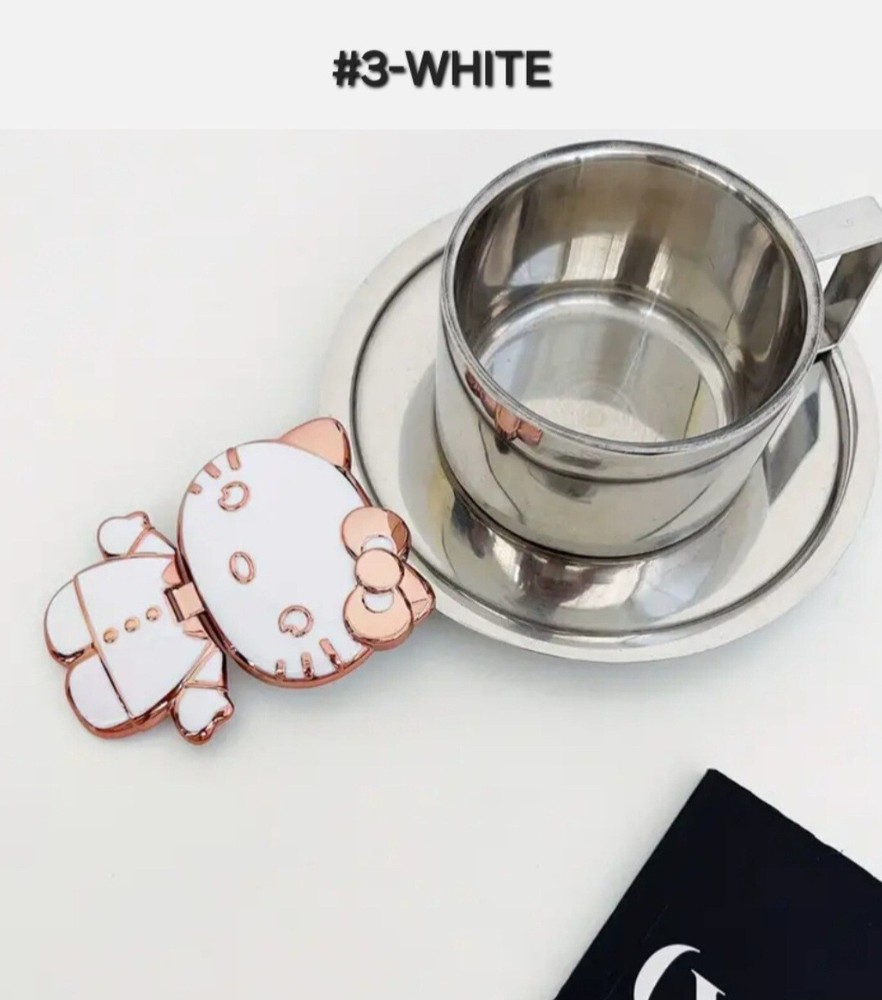 Hello Kitty Rotatable Moblie Phone Stand Mirror Foldable Decal Desktop Table