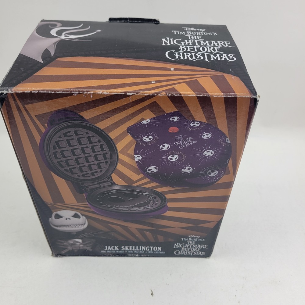 Nightmare Before Christmas Jack Skellington Mini Waffle Maker. Kitchen New