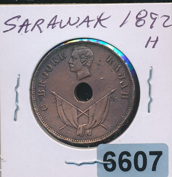 SARAWAK - 1892-H - CENT - #6607
