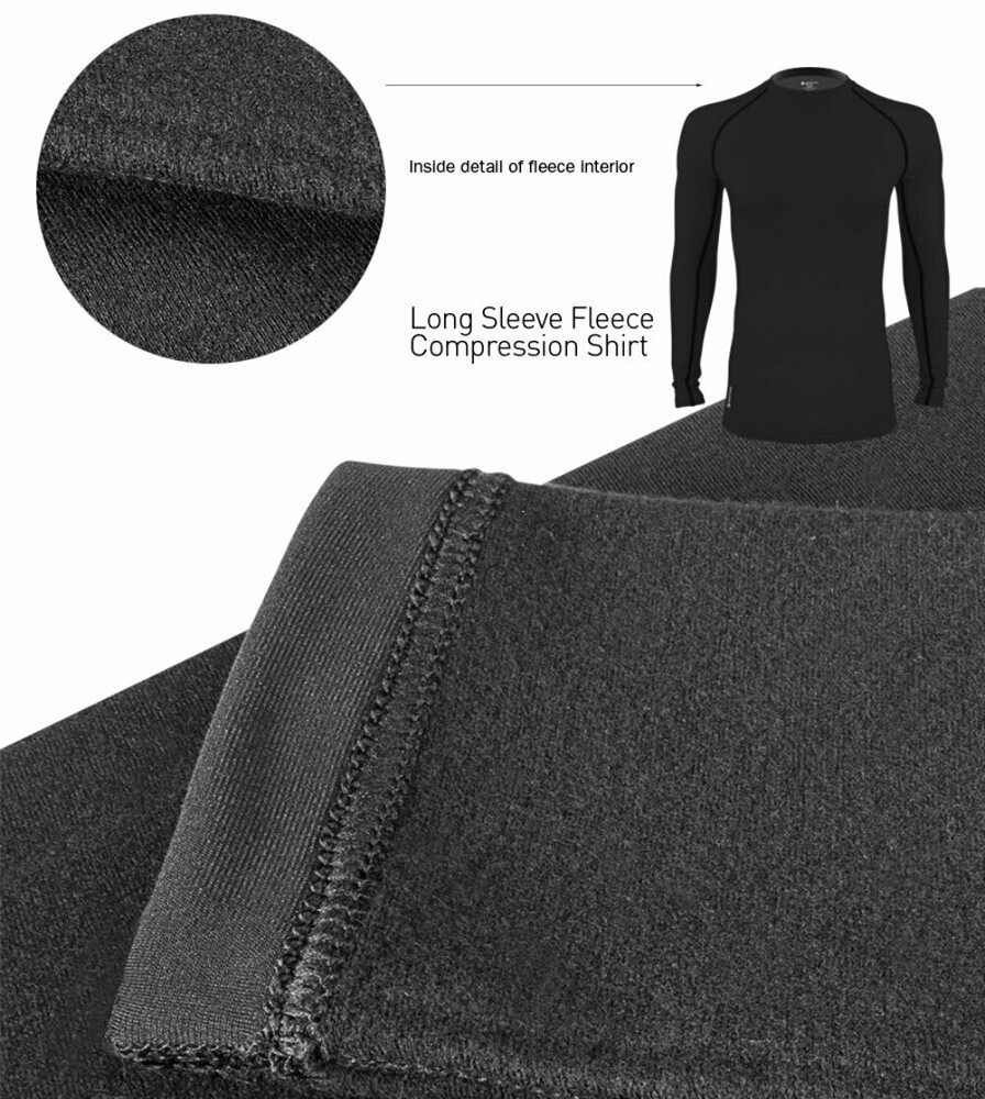 Aero Tech Long Sleeve Fleece Compression Shirt - Base Layer