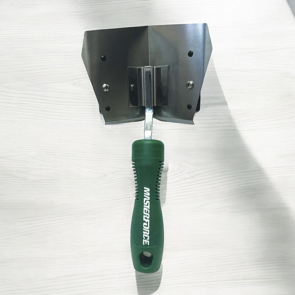 Masterforce Inside Corner Drywall Hand Flusher 90° Angle Flexible Blade Tool NEW