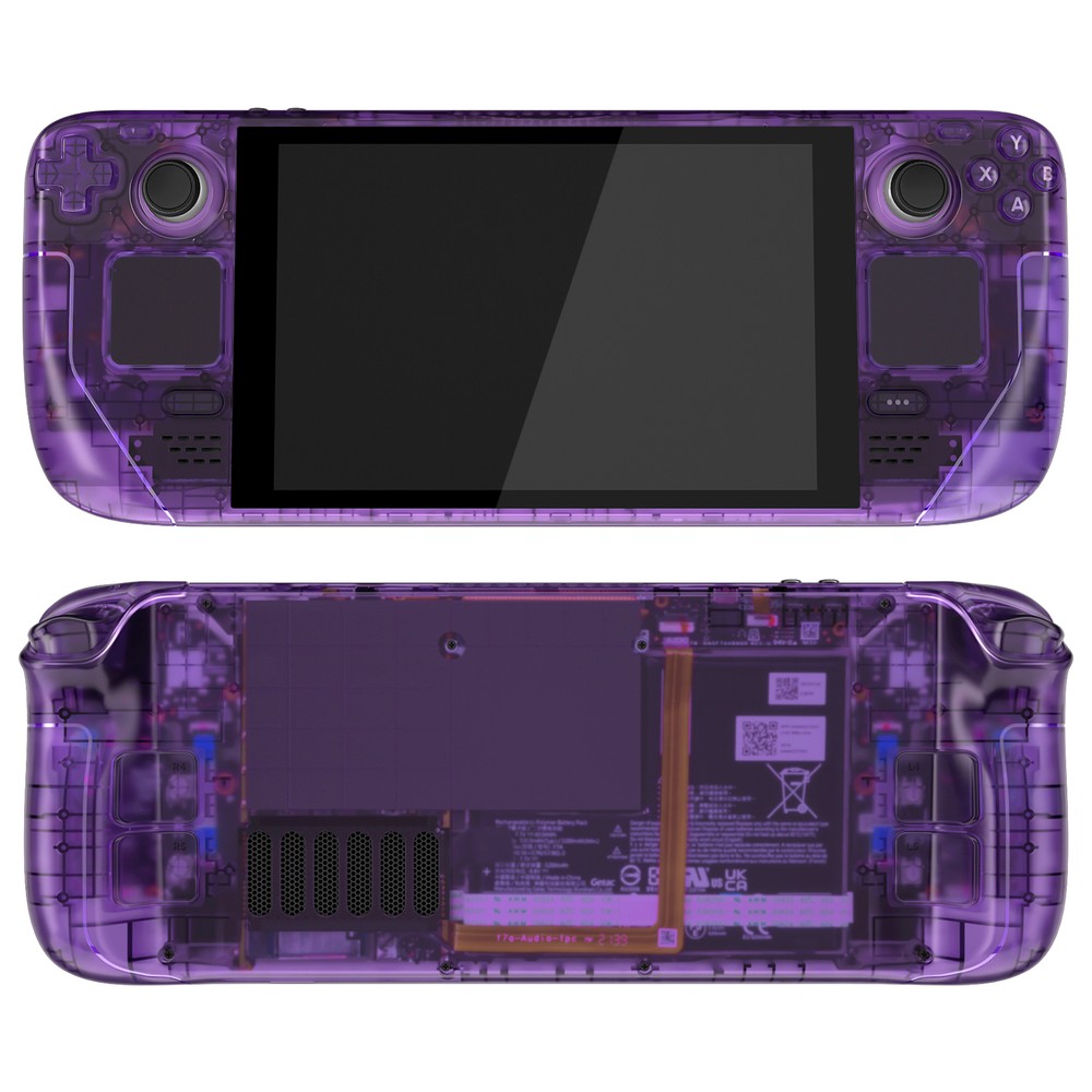Faceplate Back Plate Buttons Replacement Housing Shell for Steam Deck Console