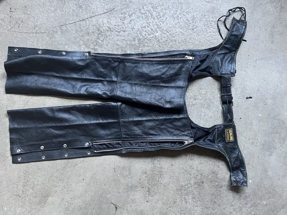 Genuine Leather Chaps size Small Excellent Condition