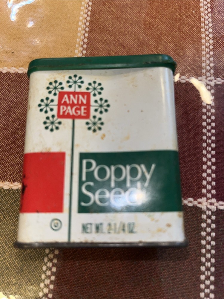 Vintage “Ann Page Whole Celery Seed Spice Tin” Original, Nice Graphic 2 Oz
