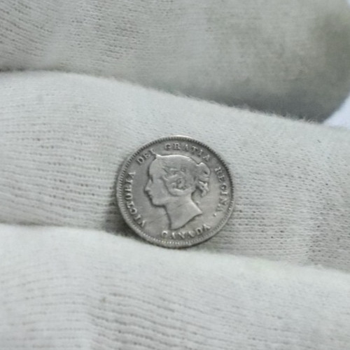 1901 Canada Silver 5 Cent Fine (Cleaned)