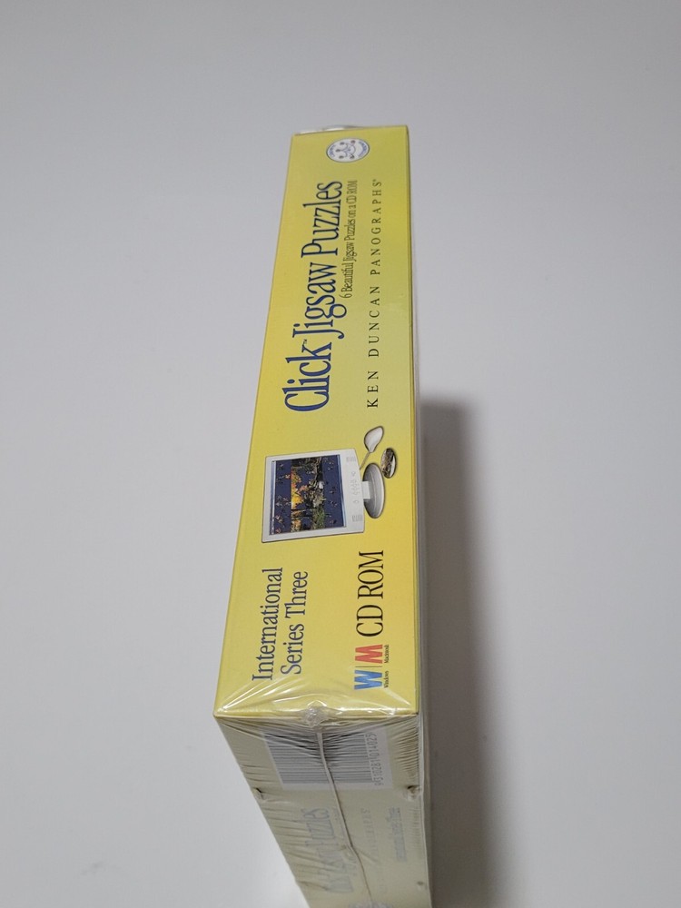 Click Jigsaw Puzzles Big Box Windows Macintosh Software CD Rom Ken Duncan NEW