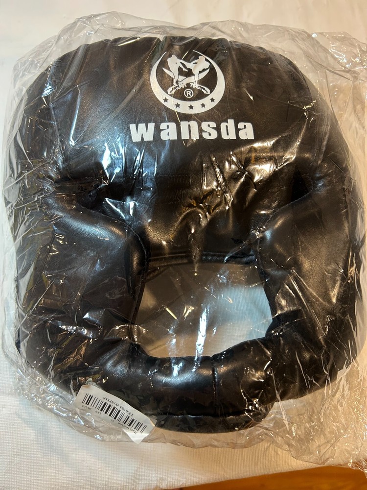 New Wansda Boxing Training & Sparring Headgear Black