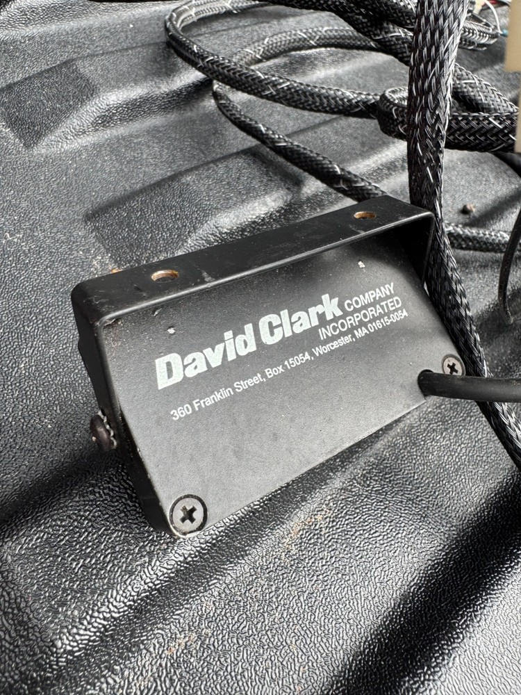 HTF David Clark Communication Cord Cable Model X-P