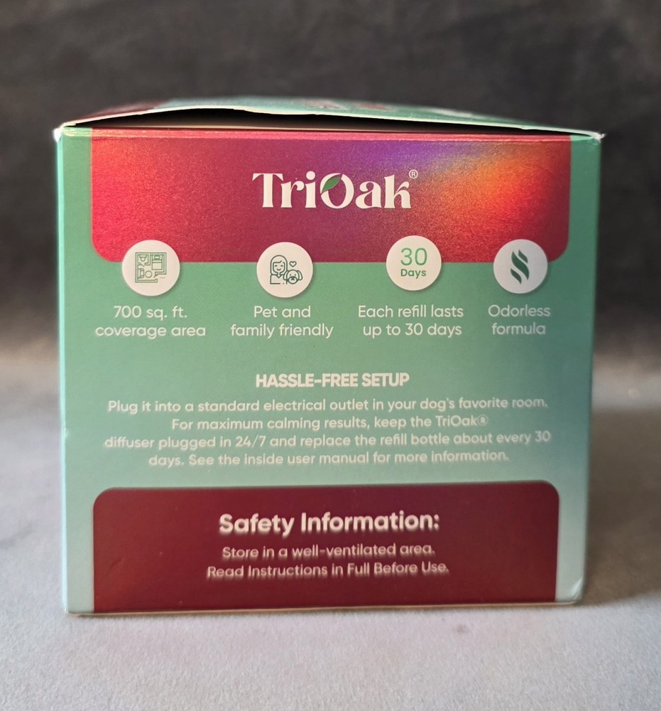 TriOak Dog Calming Pheromone Diffuser