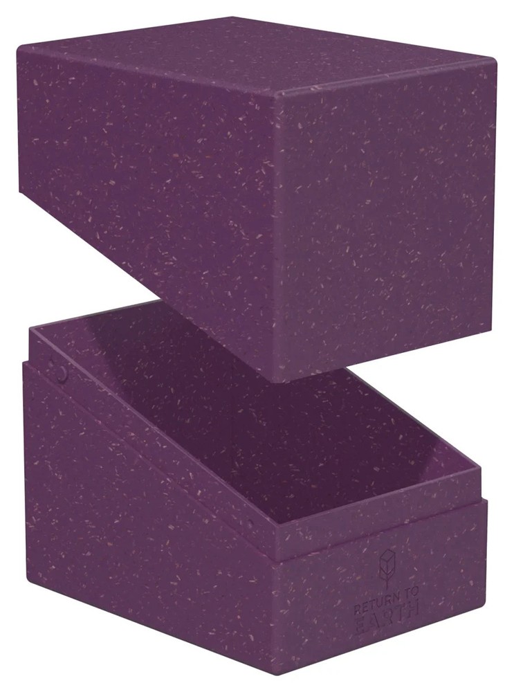 Boulder Return To Earth Commander 133 Deck Box - Purple