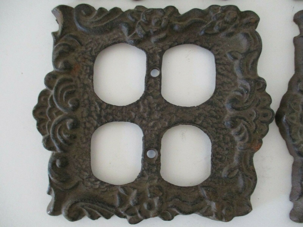 4 Vintage Switch Plate Covers
