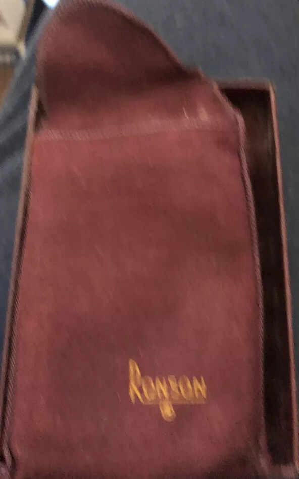 Vintage Ronson Master Case Combination Cigarette Case & Lighter