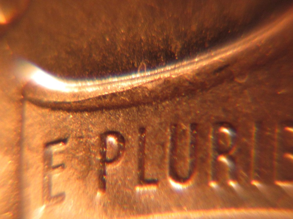 2016 D Lincoln Penny with Reverse Die Crack Error