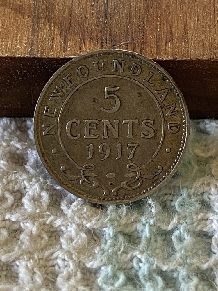 1917 Newfoundland 5 Cent