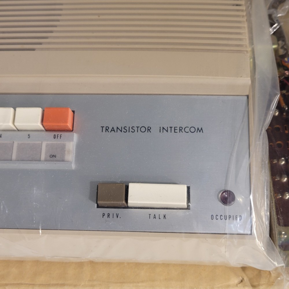 Vintage Aiphone LC-5S Loudspeaker Intercom System Microphone Transistor Speaker