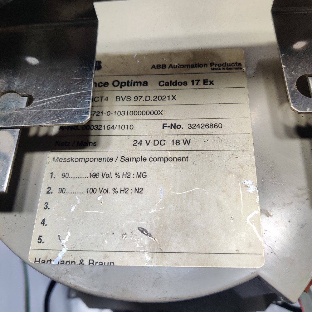 ABB CALDOS17 Continuous Gas Analyzer 24721-0-10310000000X