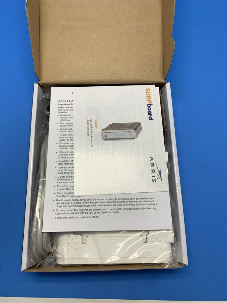 ARRIS SURFboard DOCSIS 3.0 Cable Modem - SB6190