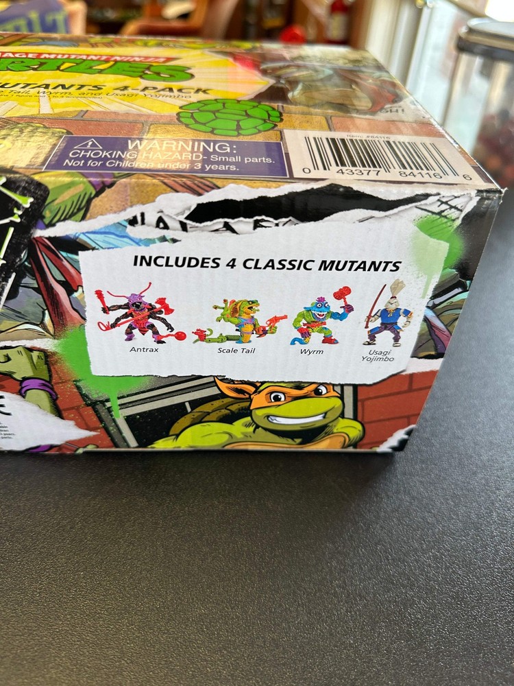Playmates TMNT Classic Mutants 4 Pack Figures 2025