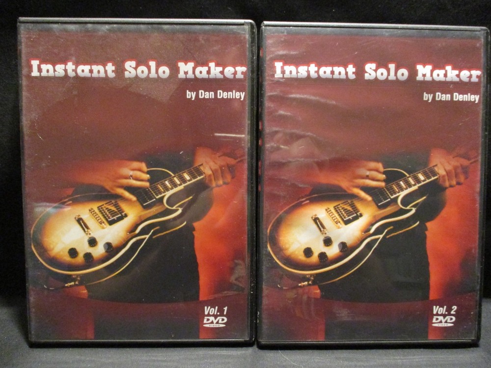 Instant Solo Maker Volume 1 & 2 Dan Denley Guitar Instruction DVD