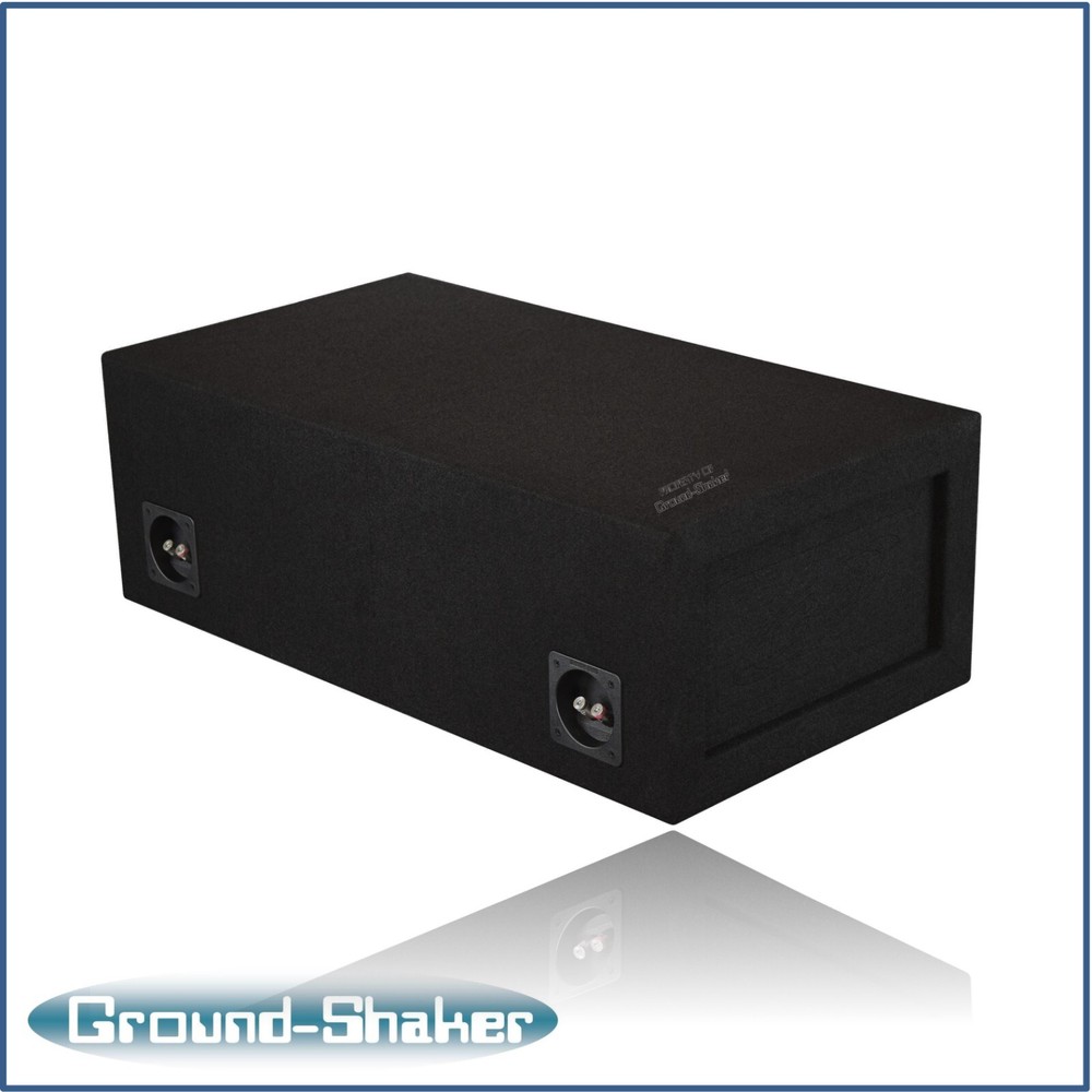8" Dual Ported / Center Vented Sub Box Sub Enclosure Speaker Box Ground Shaker