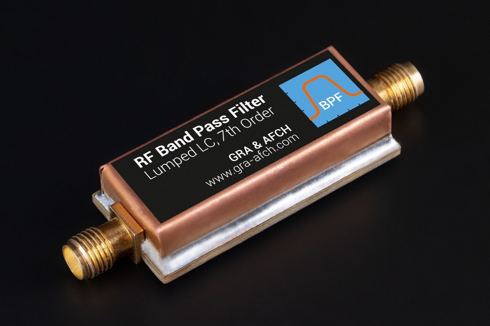 Band-Pass Filter BPF 7th Order 1000MHz for RF Receiver Transmitter Amplifier