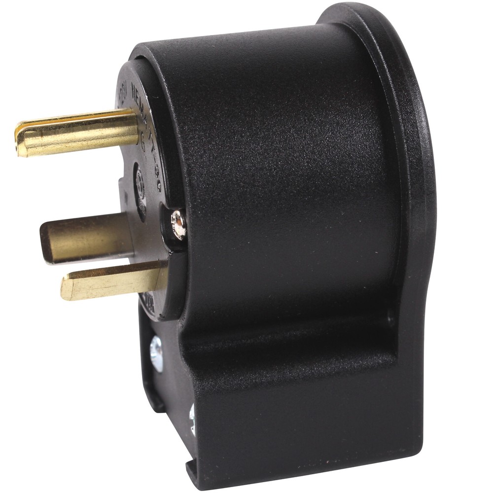 SAFE-UL Listed 30 Amp RV Plug Replacement Male Plug End Camper Power Adapter 30A