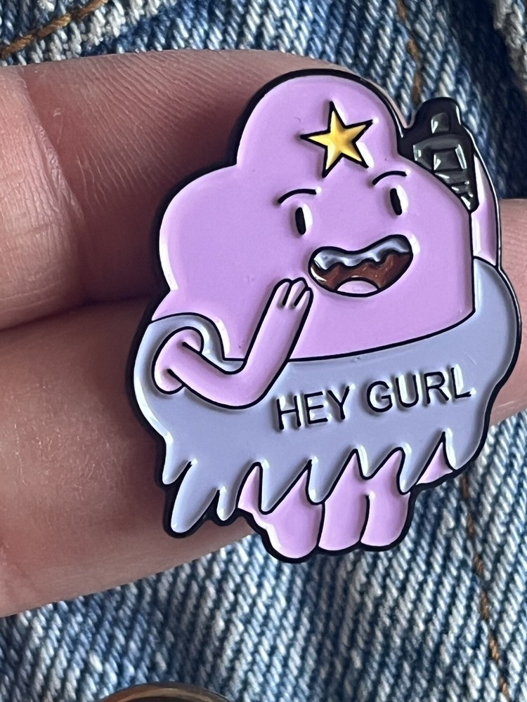 Adventure Time - Lumpy Space Princess Enamel Pin - Excellent Condition