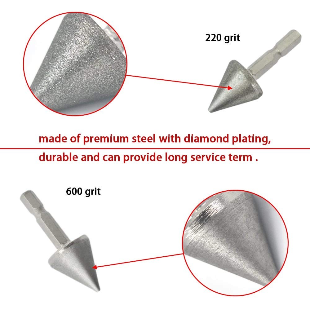 Woodworking Square Hole Drill Bit Sharpener Mortise Chisel Sharpening...