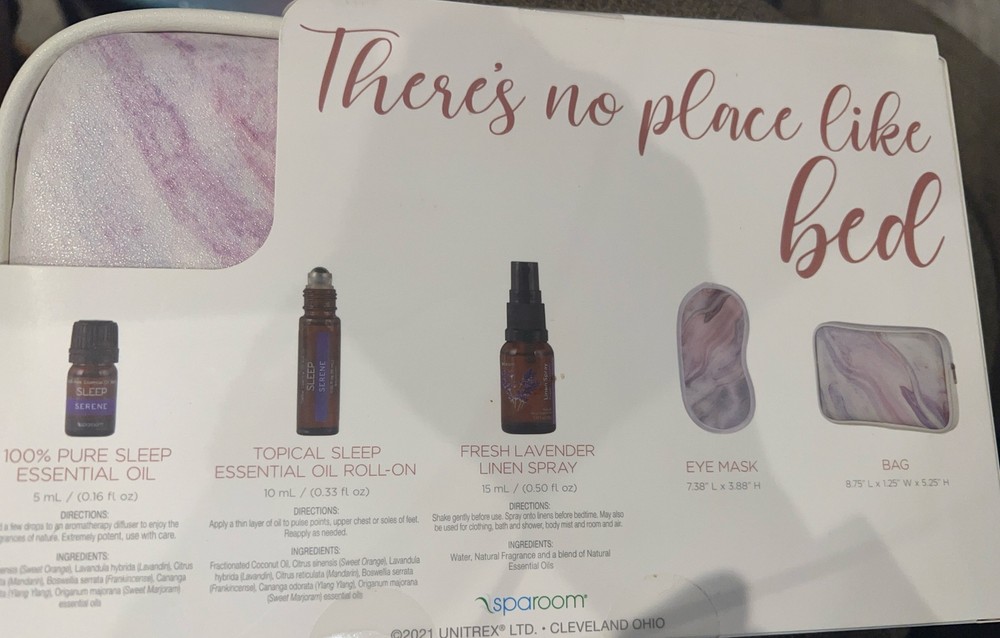 Sparoom Sleep Essentials Kit NIB