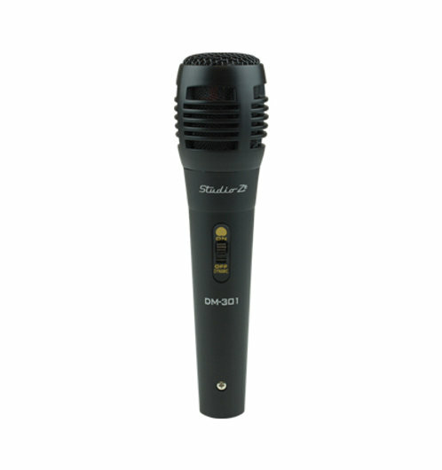 Black ABS Dynamic Uni-Directional Microphone
