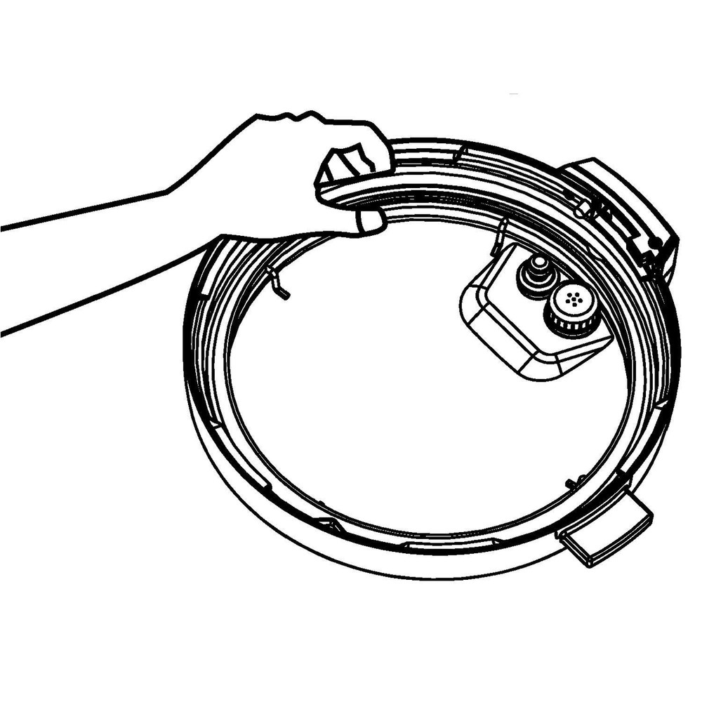 "GJS Gourmet Seal Ring Compatible With FARBERWARE 6 Quart 7-in-1 Programmable Pr