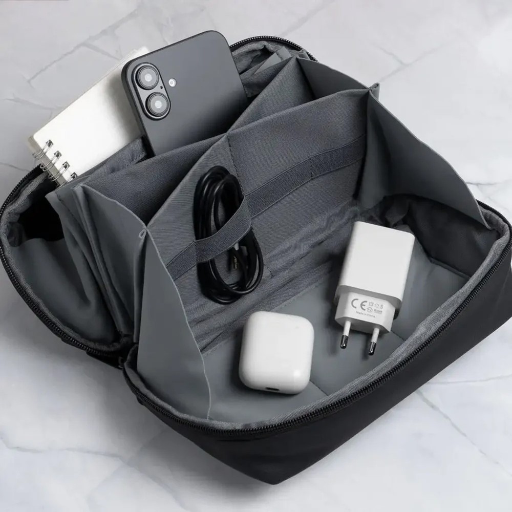 Scapade™ AirCase 9-Compartment Tech Travel Organizer