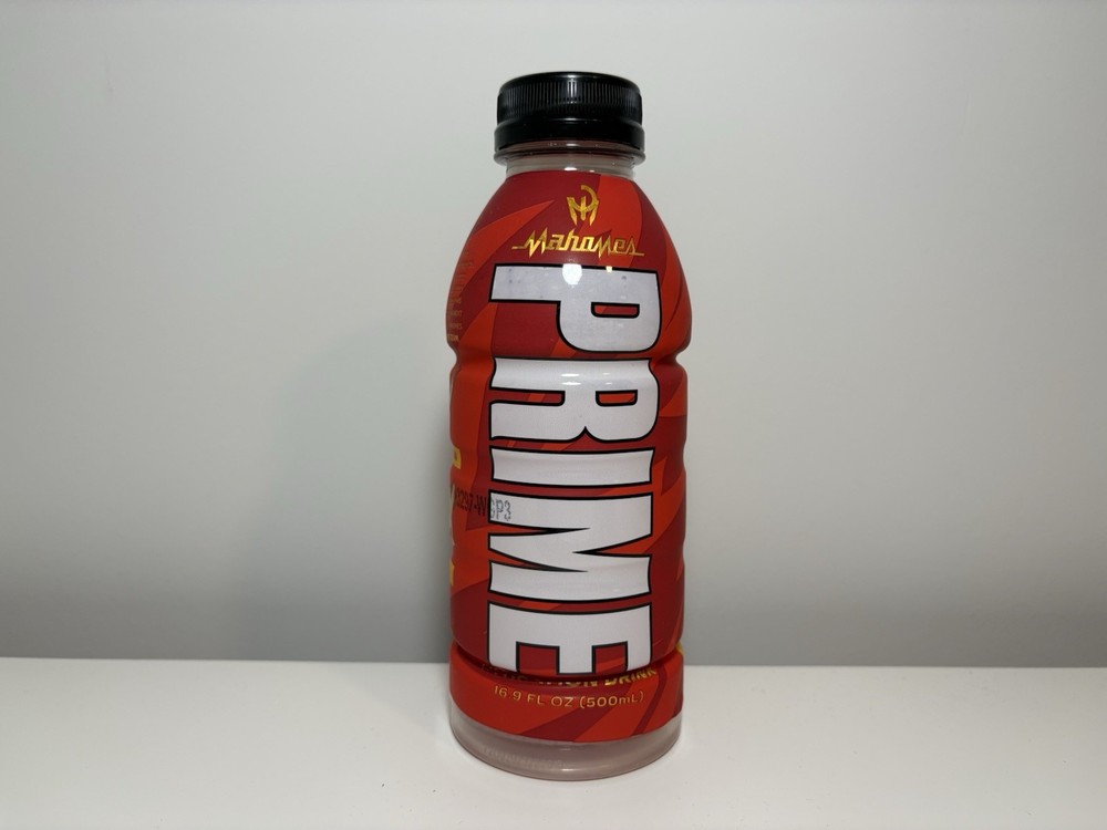 Sealed Prime Hydration New Patrick Mahomes Rare Error Bottle Drink Unopened
