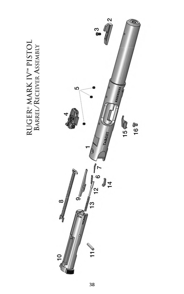 Ruger Mark 4 Instruction Owners Manual