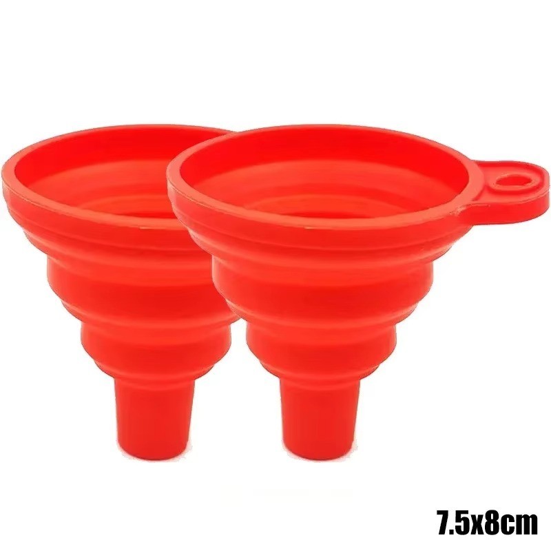Foldable Silicone Funnels Collapsible Kitchen Funnels for Liquid Transfer*