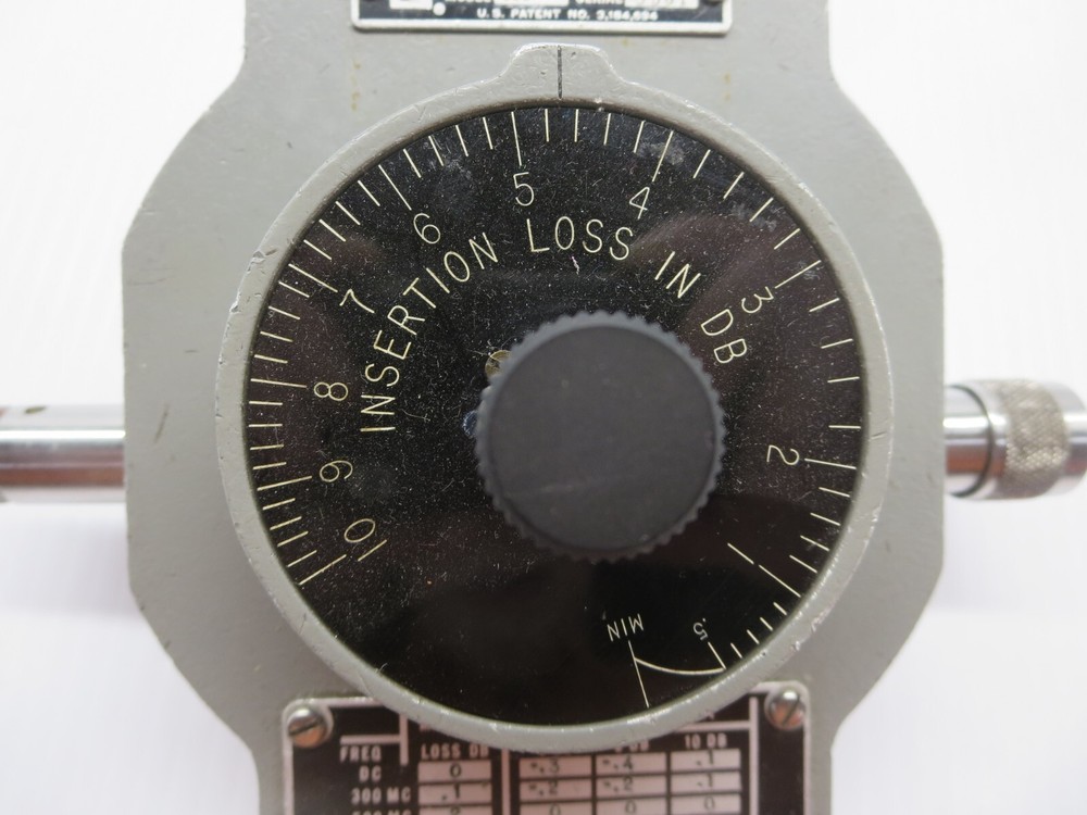 Weinschel Engineering 905 Variable Attenuator 0 - 10DB Used See Pics