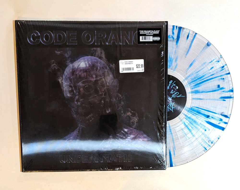 CODE ORANGE signed UNDERNEATH LP RECORD kids METALCORE jami morgan + 4 COA