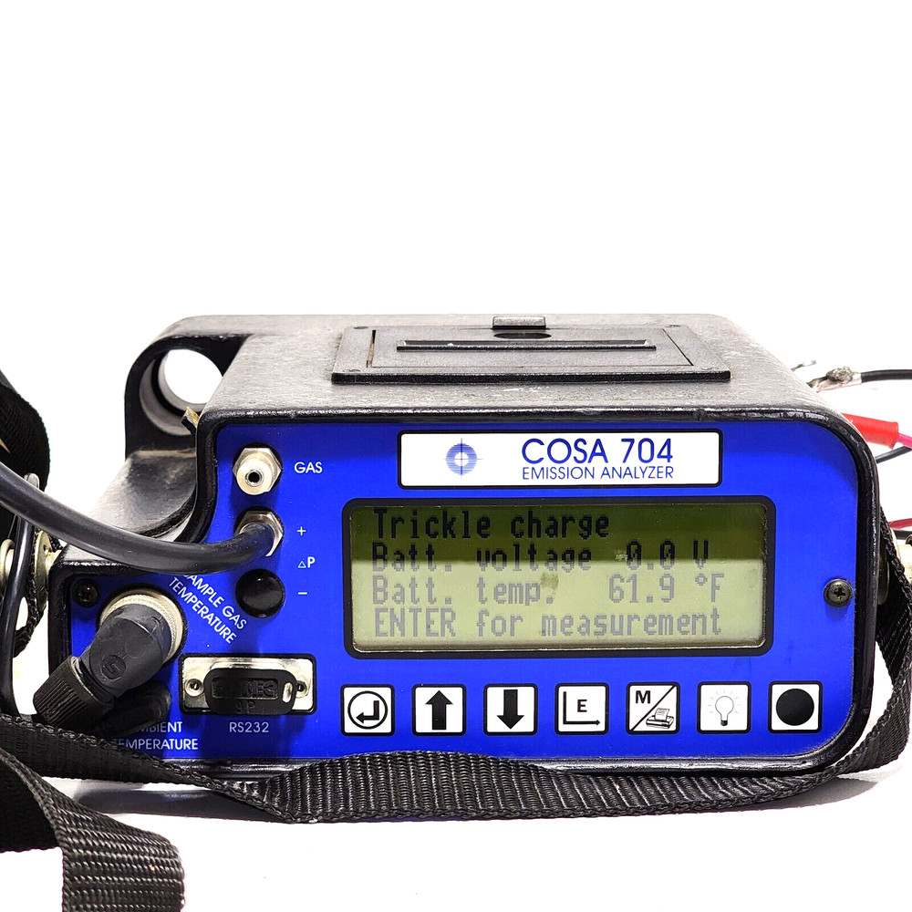 COSA 704 PORTABLE EMISSIONS ANALYZER .