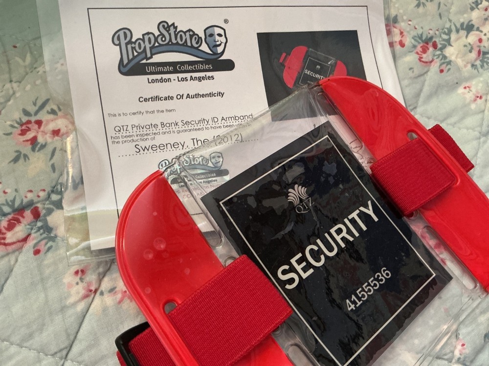 The Sweeney (2012) film prop with COA