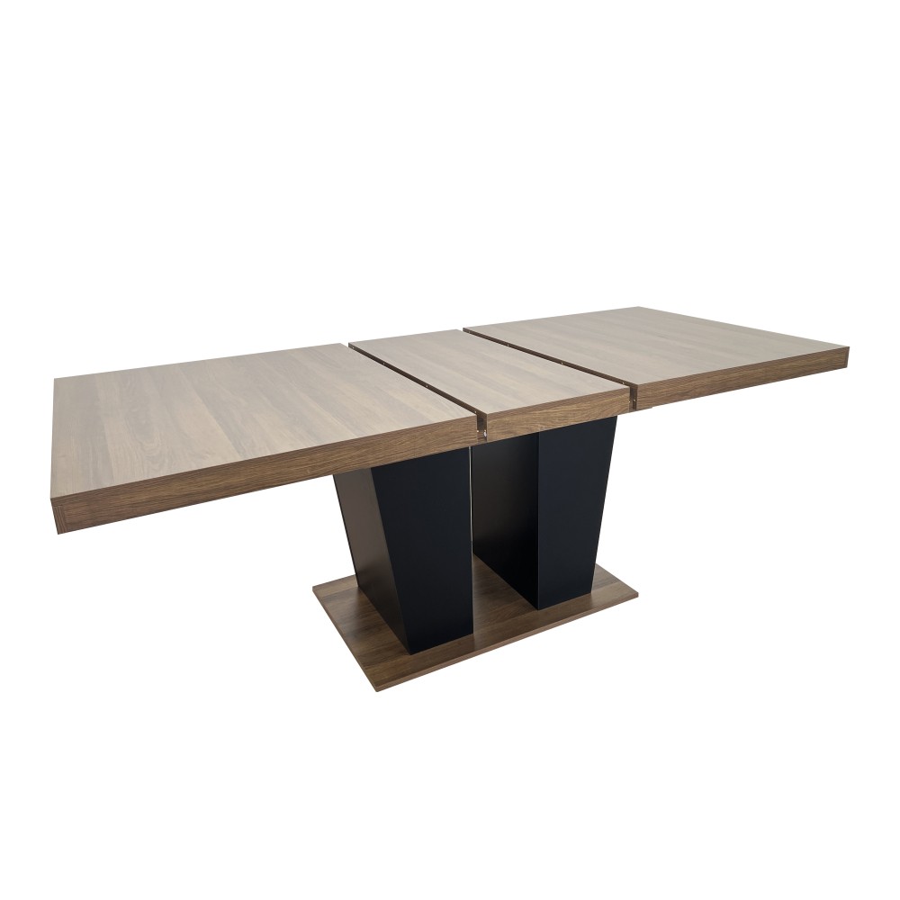 Extendable Wooden Dining Table for 4 10 People Modern Expandable Kitchen Table