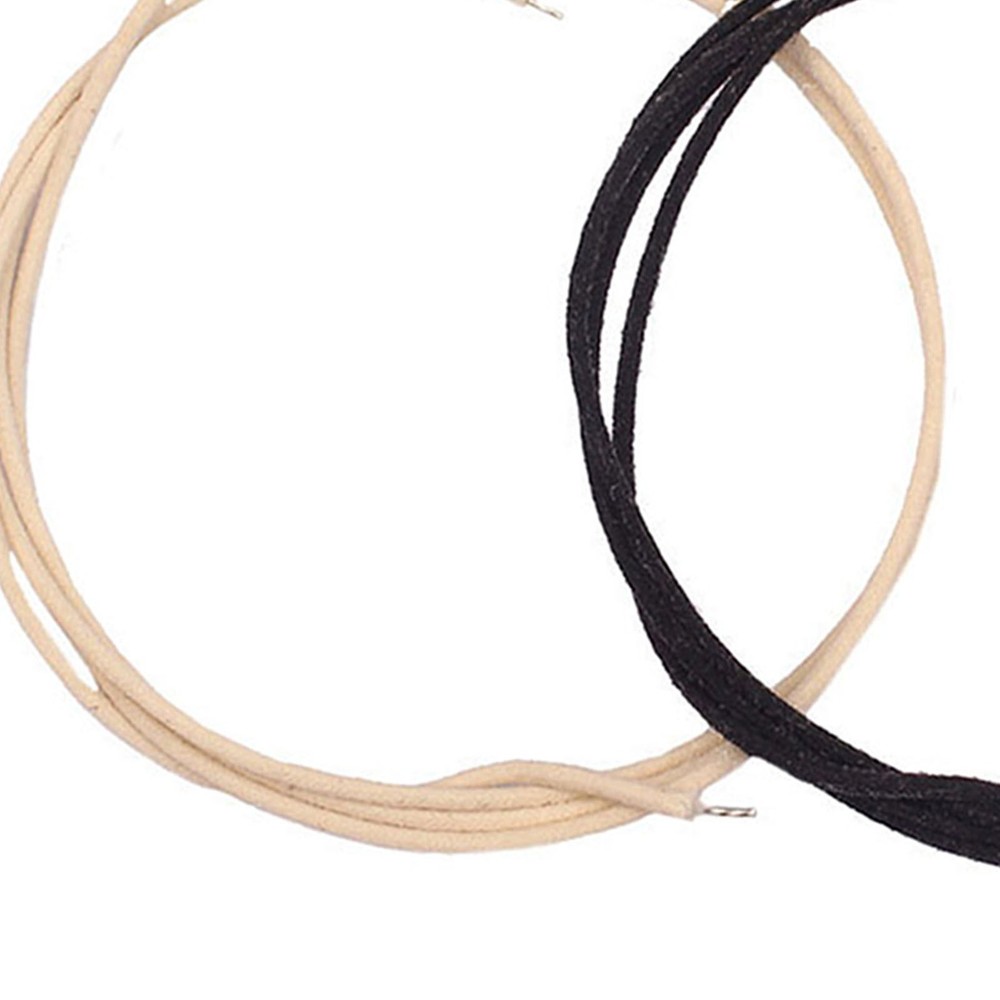 Black And White Single-core Copper Wire 1 Meter 2 Sets GU403