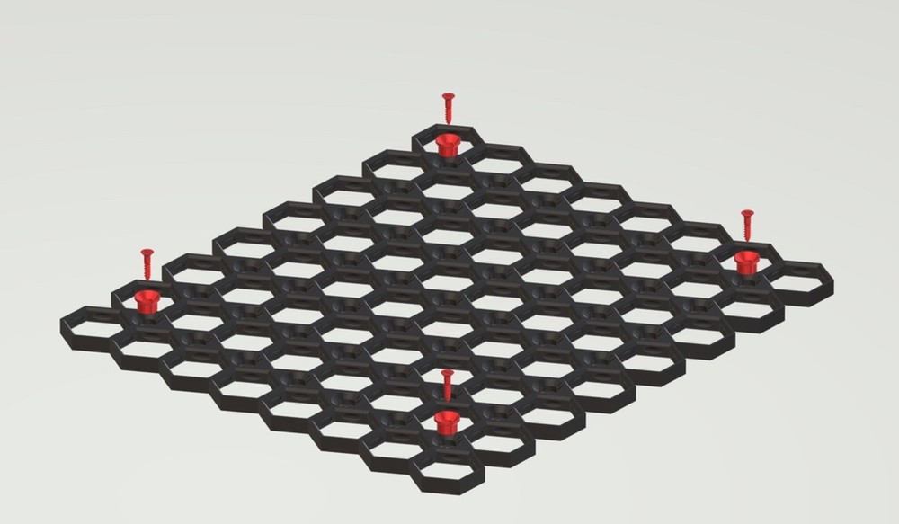 Modular Tool Storage System - Wall Mount Pegboard Organizer for Workshop Garage