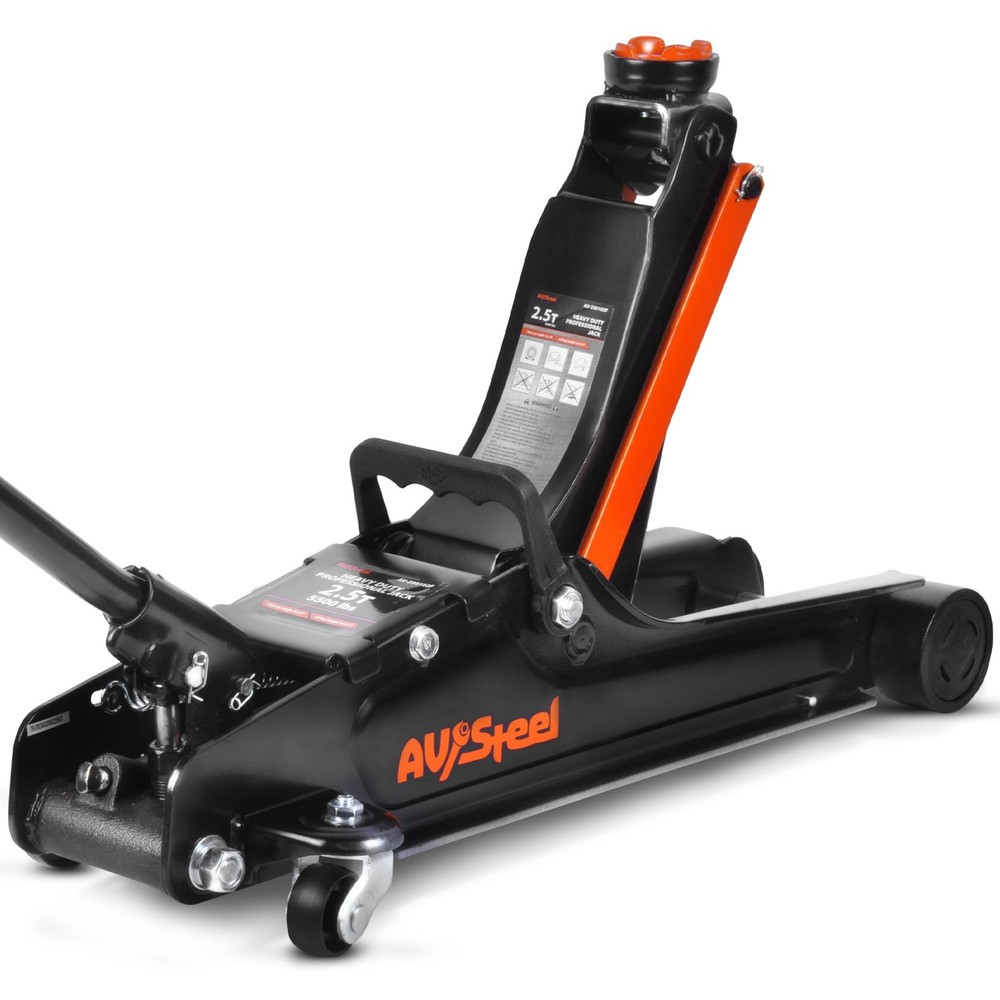 Floor Jack 2.5 Ton (5500 lbs), Low Profile Floor Jack with Single Piston Pump...