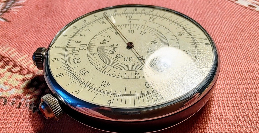 Engineer Logarithmic Mathematical Circular Slide Rule KL-1 Calculator USSR 1968