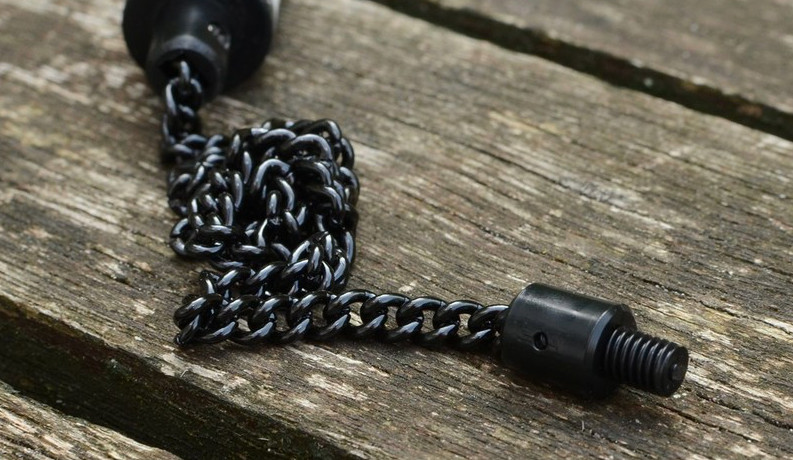 Solar Tackle Black Stainless Chains 12 Inches Long