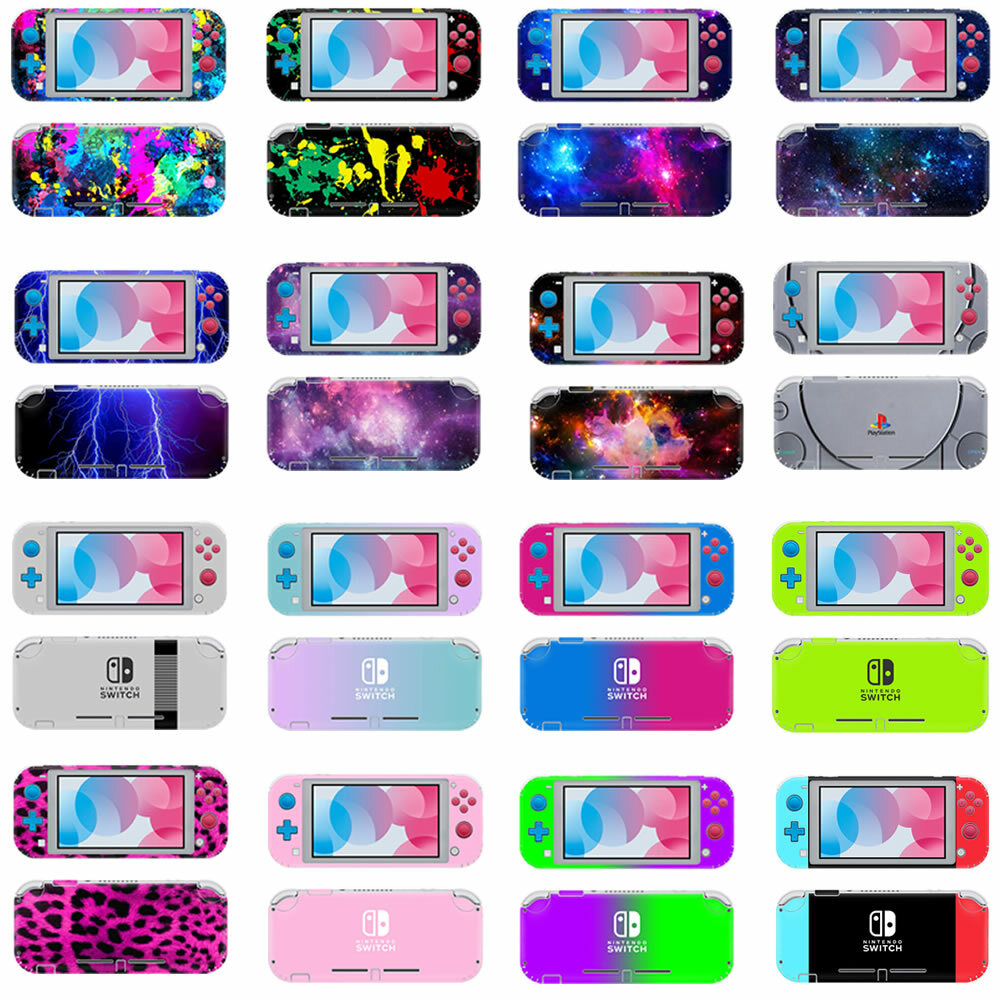 FOR NINTENDO SWITCH LITE  *TEXTURED VINYL*  ! SKINS DECALS WRAP- Various
