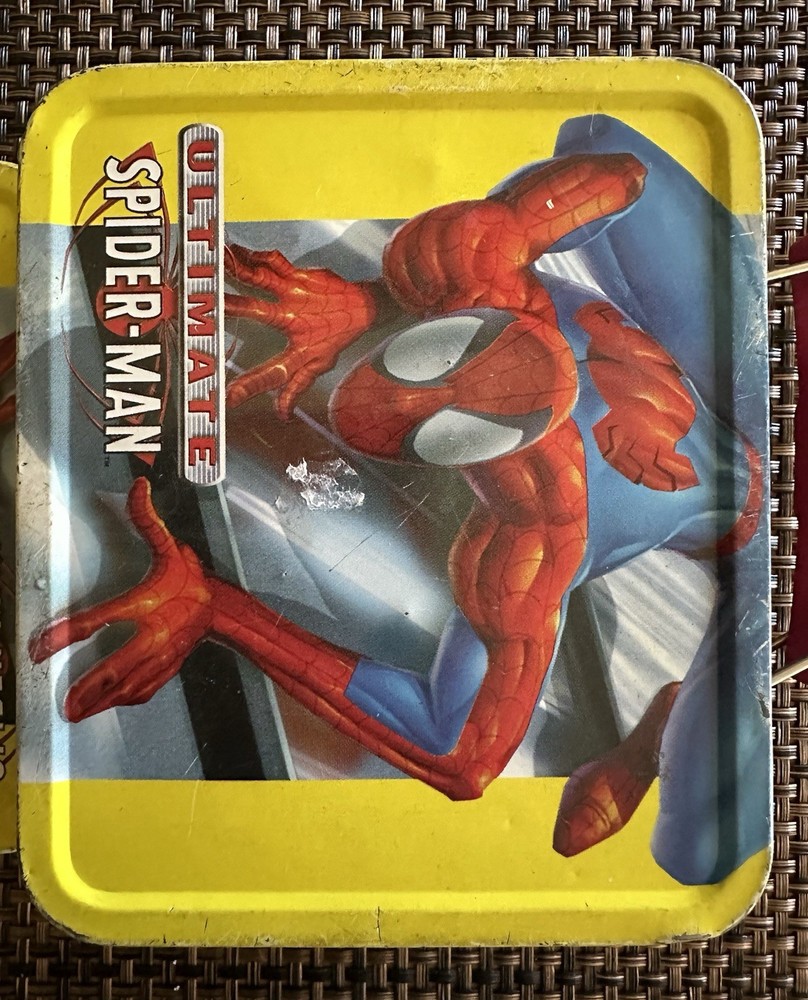 Ultimate Spider-Man Mini Lunch Box Tin 2001 Marvel Comics Spider-Man