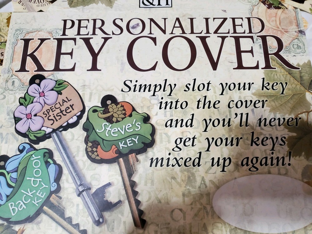 PERSONALIZED KEY COVERS
