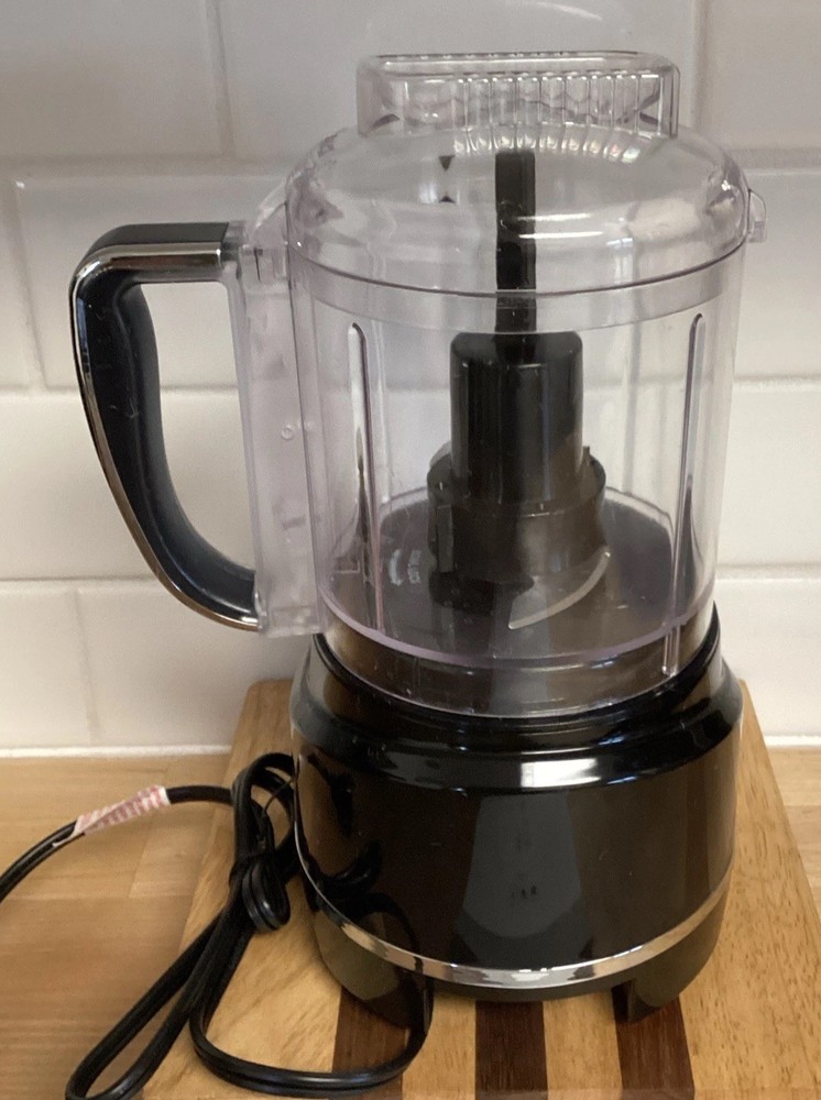 Bella 3 Cup Mini Food Chopper Processor Chop Purée Black