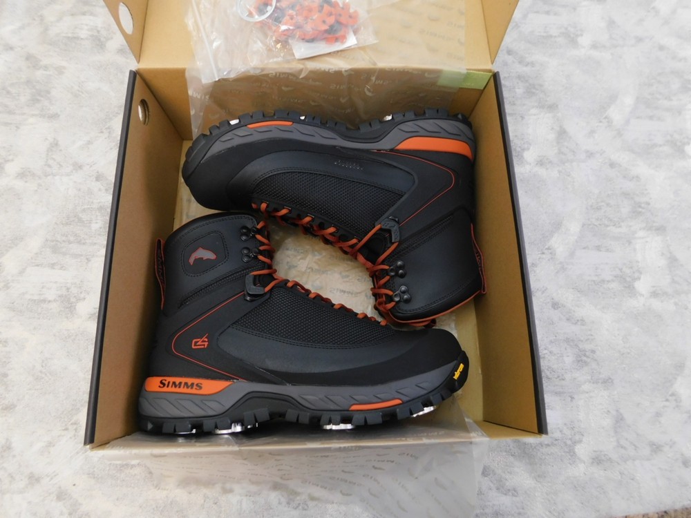 Simms G4 PRO Powerlock Wading Boots - Vibram® Sole SIZE 12